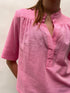Dutchess toulouse top pink